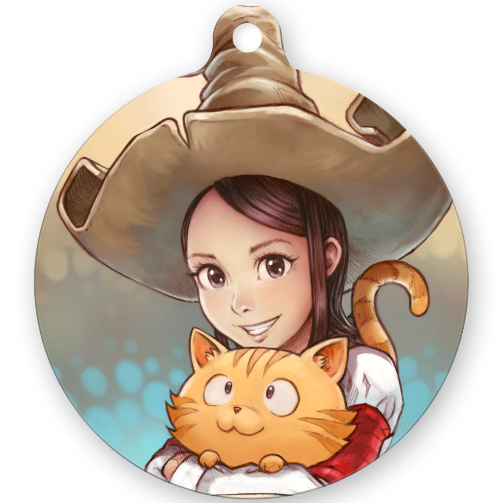 Pepper & Carrot Metal Ornament